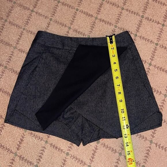 Aqua gray skort w crossover front NWOT S - Picture 4 of 8
